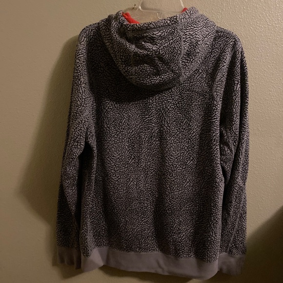 Vintage Nike Air Jordan zip up hoodie Men's Large elephant print - Picture 4 of 4